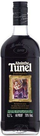 TUNEL Absinth Black 70 % 0,35 l