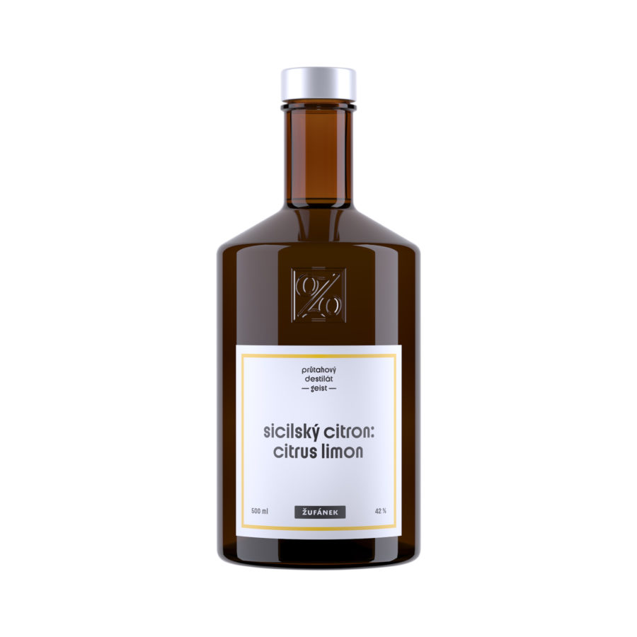 Sicilský citron – geist 42 % 0,5 l