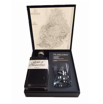 Gold of Mauritius Rum Box + Sklo 70 cl 40 % 