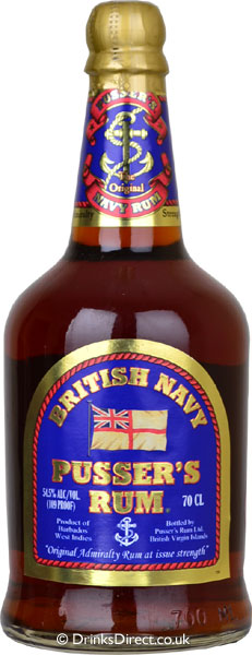 Pussers British Navy 54,5 % 0,7 l