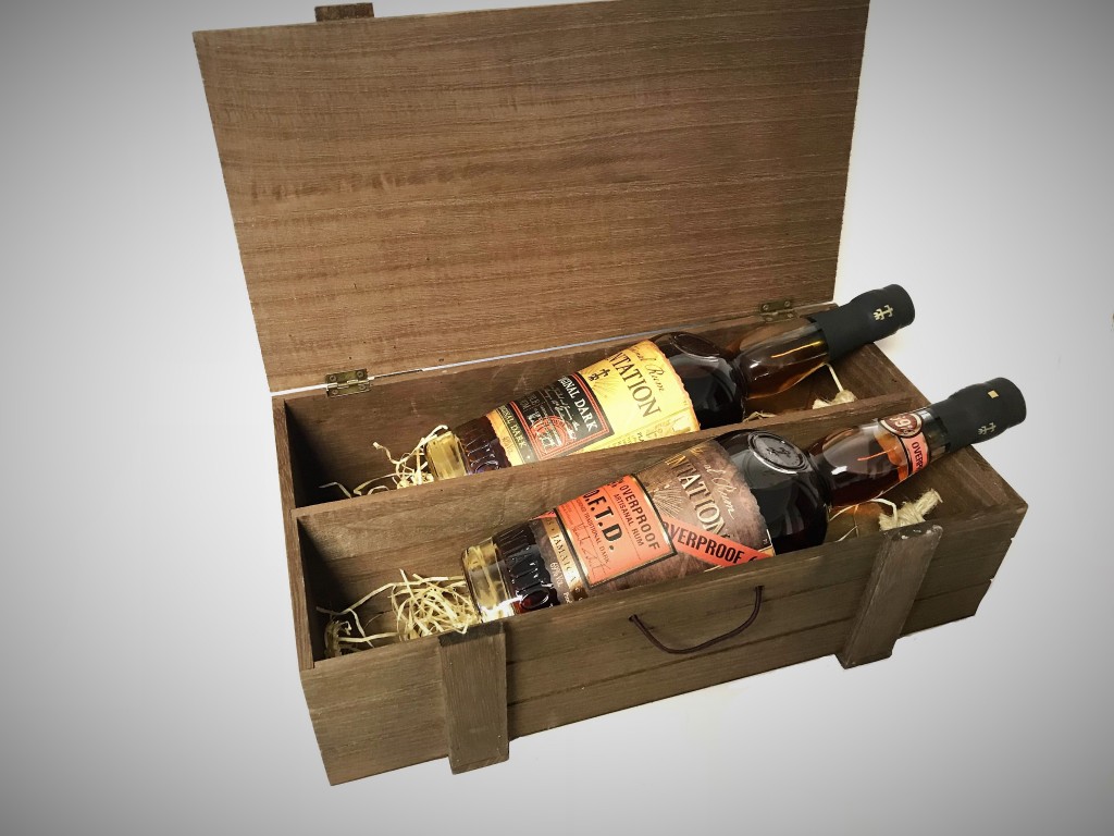 Plantation Original Dark & Plantation OFTD Wood Box 2 x 0,7L