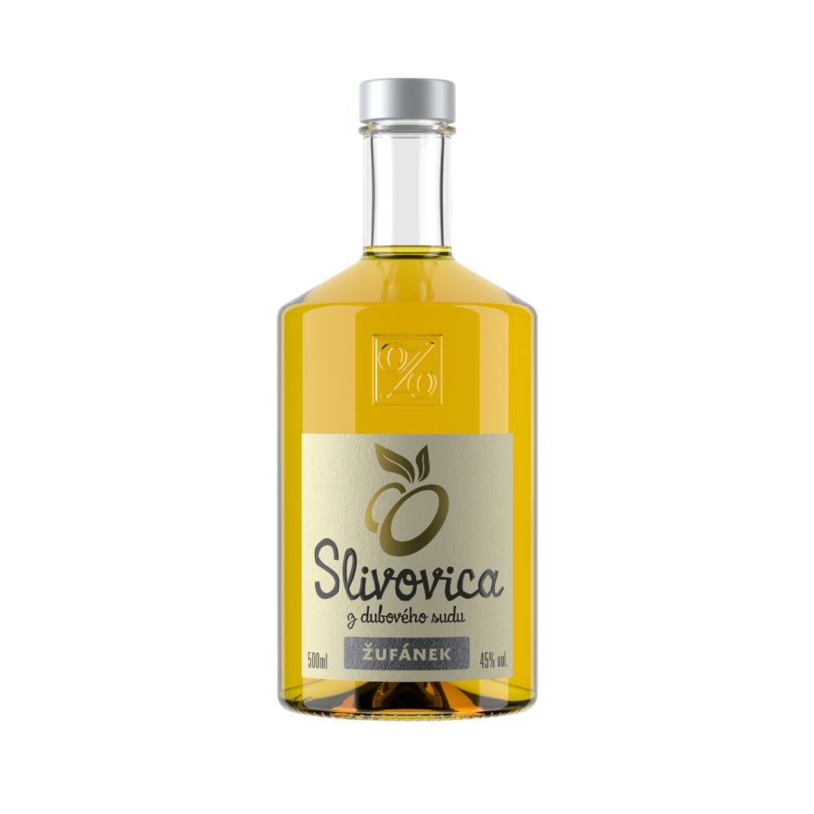 Slivovica z dubového sudu 45 % 0,1 l Slivovica z dubového sudu 45 % 0,1 l